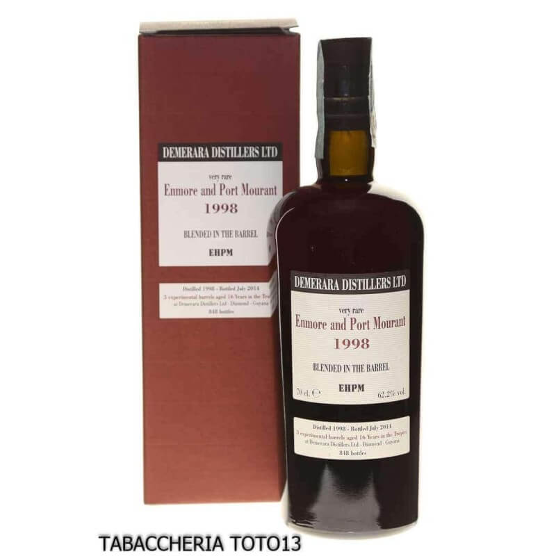 Demerara Distillers Very Rare Enmore And Port Mourant 1998 Vol. 62,2% Cl. 70 - Demerara Distillers