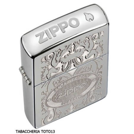 Zippo lighter fuel finish american classic chrome mirror