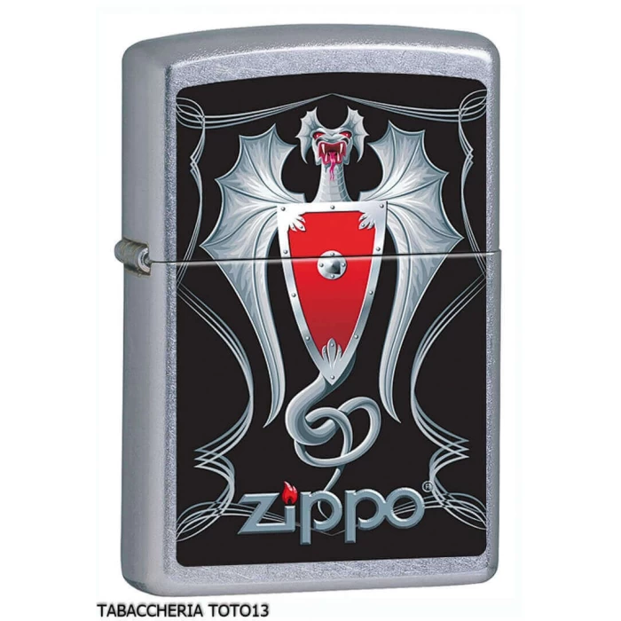 Zippo accendino benzina finitura matte rosso con logo, Zippo economico