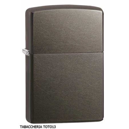 Zippo lighter gray dusk finish petrol - Lighters - Brass