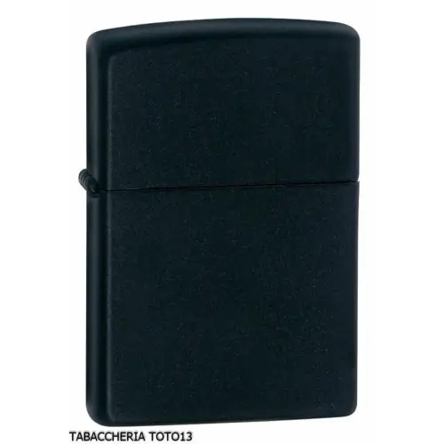 Zippo accendino benzina finitura nero matte - black matte - Accendini