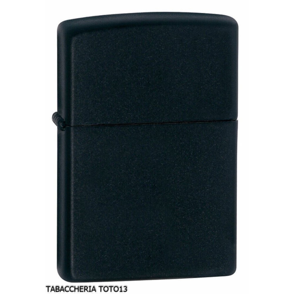Zippo Benzinfeuerzeug mattschwarze Oberfläche - Feuerzeuge