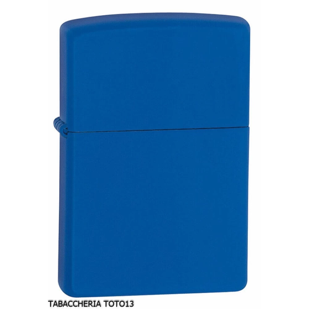 Zippo accendino benzina finitura blu matte, Zippo economico vendita