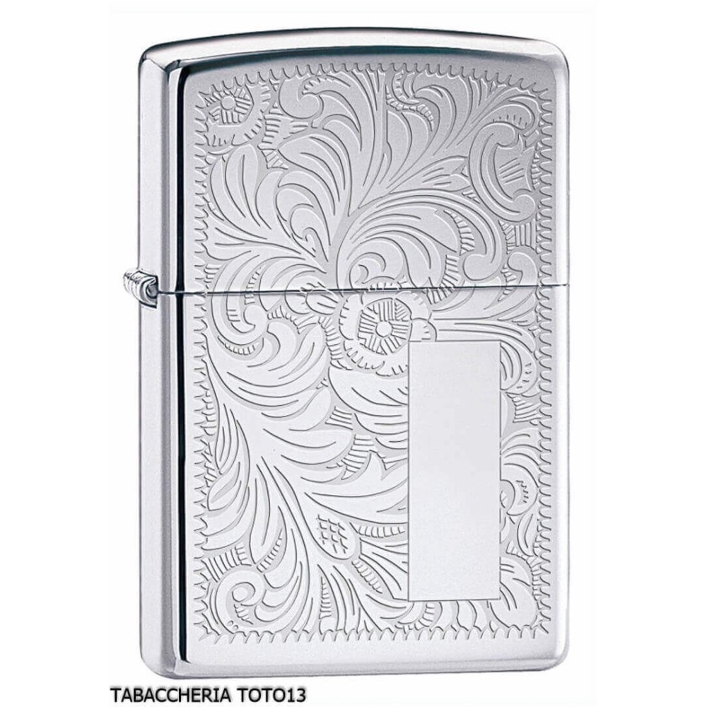 Briquet Zippo vénitien finition chromée - Briquets - Laiton