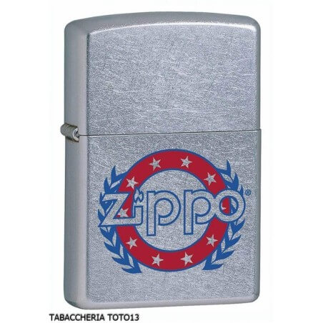 Zippo con el logotipo de corona en cromo antiguo Zippo Encendedores Zippo