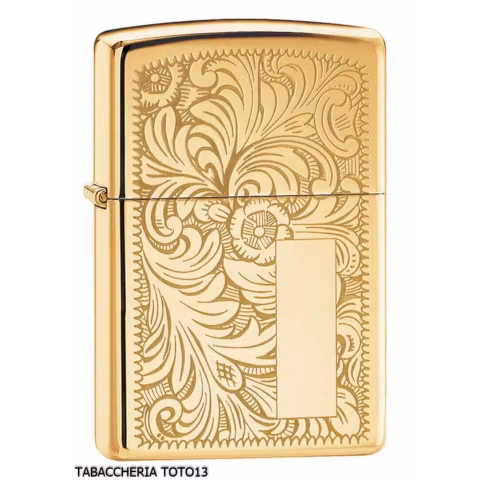 Acabado Zippo Oro Veneciano, Gasolina Encendedor - Alumbradores