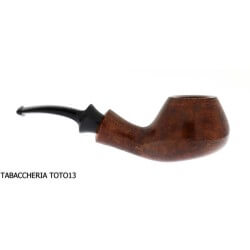 Tsuge Kaga 901 G9 bent bulldog glänzender natürlicher Bruyère mit 9 mm Filter Tsuge Pipe Tsuge