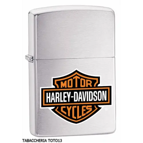 Zippo Harley Davidson Bar & Shield Colorful Lighter Windproof Petrol - Lighters - Brass