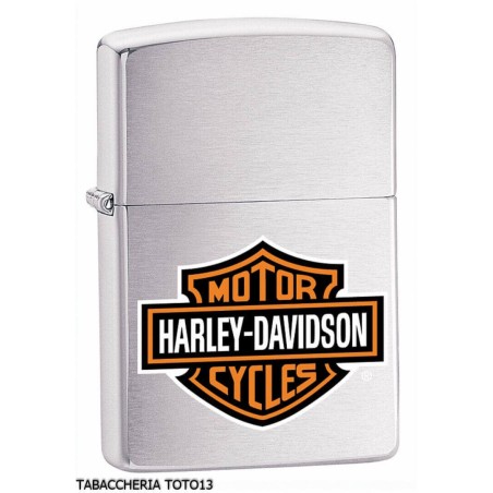 Zippo Harley Davidson Bar & Shield Farbigem Sturmfeuerzeug Benzin - Feuerzeuge