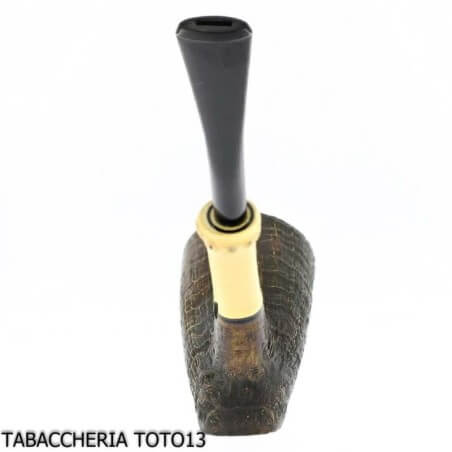 Tsuge Tokyo 553 woodstock or cornet in sanded briar Tsuge Pipe Tsuge
