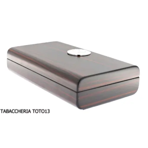 Box humidified Tuscan ebony with external hygrometer - Accessories Cigar