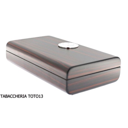 Box befeuchtete Tuscan Port Ebenholz mit externen Hygrometer - Zubehör Cigar