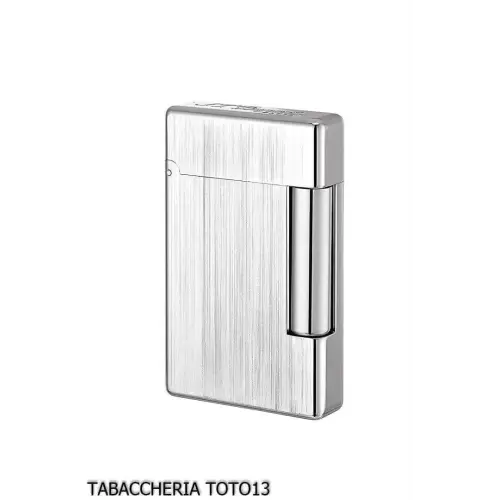 Lighter St Dupont Initial Cling line brushed chrome - Lighters - Brass