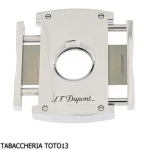 S.t. Dupont - Dupont cigar cutter polished chrome and grid engravings