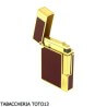 St Dupont lighter line Gatsby lacquer of China color burgundy and gold