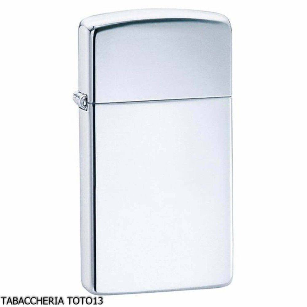 Zippo Slim Leichter Benzin Glanzverchromung - Feuerzeuge