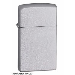 Encendedor de gasolina Zippo slim con acabado en cromo satinado mate Zippo Encendedores Zippo