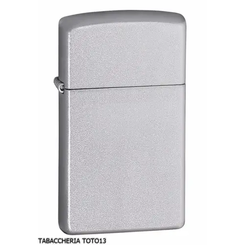 Zippo slim finitura cromo satinato opaco - Accendini
