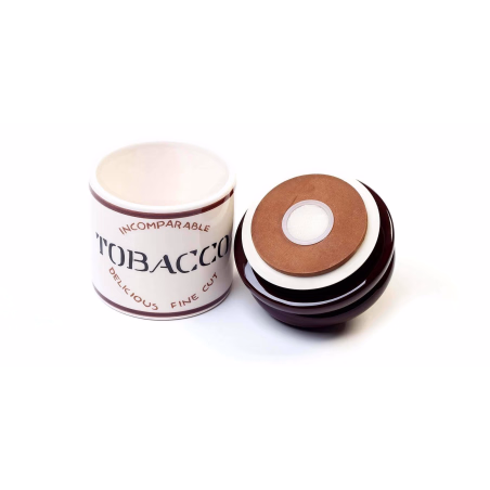 Pipe or cigar tobacco pot 1 kilo ceramic brown by SAVINELLI - Accessories for tobacco pipes