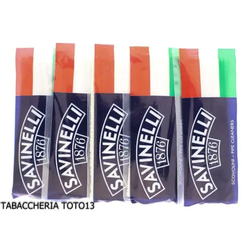 Limpiapipas cónicos lisos Savinelli pack de 5 paquetes - Accesorios para pipas de tabaco