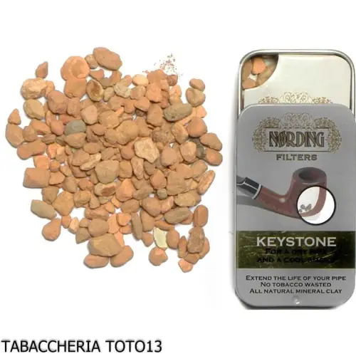 Nording Keystone filtro in pietra vulcanica naturale Gr.15 - Accessori Per Pipe