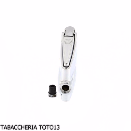 Ronson premier Lighter Varaflame V dorado sobre cromo pulido y rayas - Alumbradores
