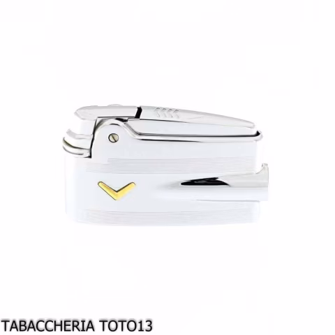 Briquet Ronson Premier Varaflame V doré sur chrome poli et rayures - Briquets - Laiton