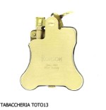 Ronson Banjo petrol lighter with satin brass finish - Lighters - Brass