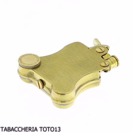 Ronson Banjo petrol lighter with satin brass finish - Lighters - Brass
