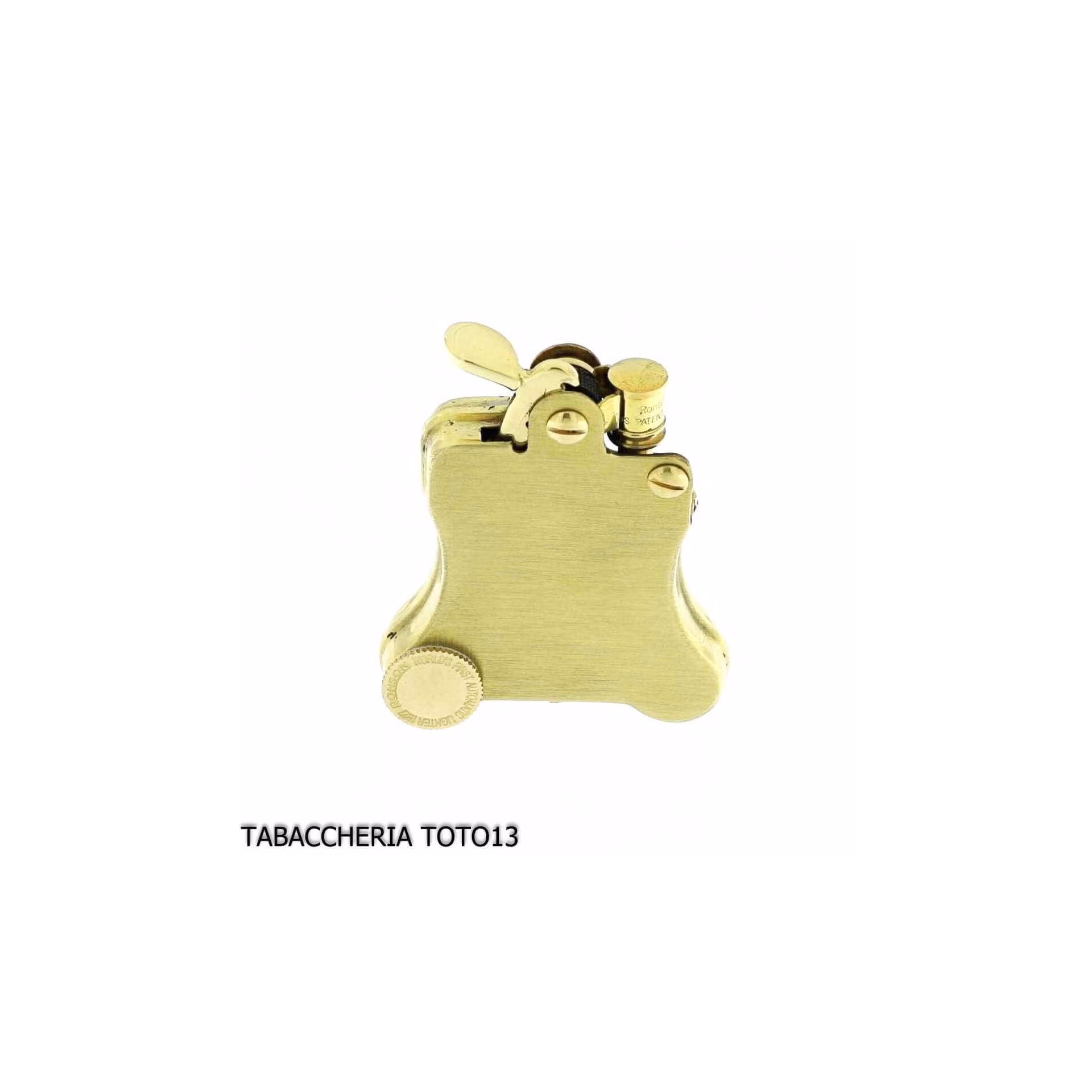 ronson cigarettes price Ronson Banjo petrol lighter with satin brass finish