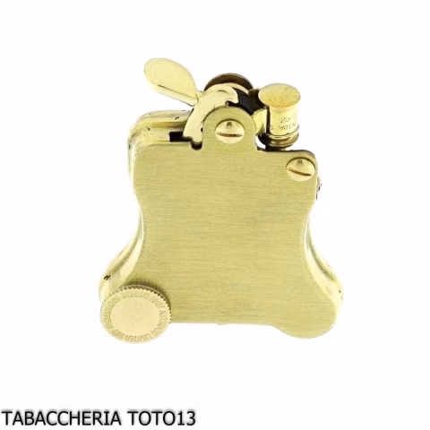 Ronson Banjo petrol lighter with satin brass finish - Lighters - Brass