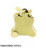 Ronson Banjo petrol lighter with satin brass finish - Lighters - Brass