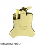 Ronson Banjo petrol lighter with satin brass finish - Lighters - Brass