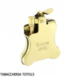 Ronson Banjo petrol lighter with satin brass finish - Lighters - Brass