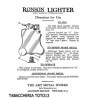 Ronson Lighter - Ronson Banjo accendino a benzina finitura ottone satinato