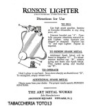Ronson Banjo petrol lighter with satin brass finish - Lighters - Brass