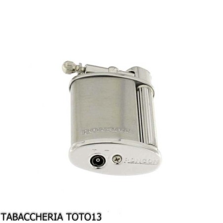 Ronson Vestige briquet à gaz avec finition chrome satiné - Briquets - Laiton
