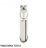 Ronson Vestige briquet à gaz avec finition chrome satiné - Briquets - Laiton