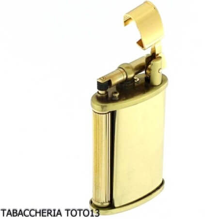 Ronson Vestige gas lighter with polished brass finish Ronson Lighter Ronson