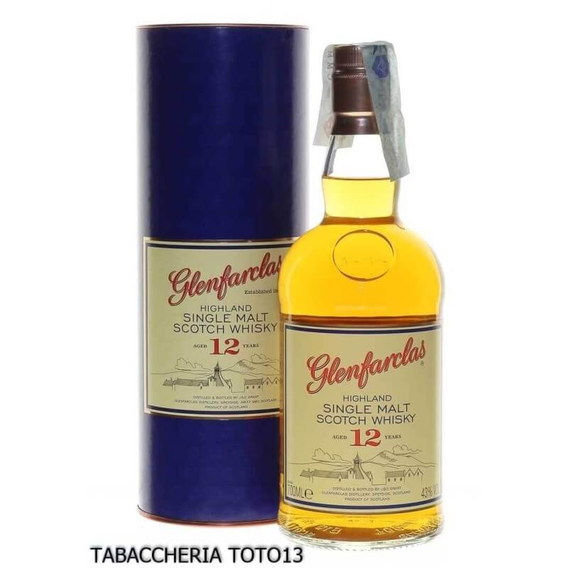 Glenfarclas Distillery - Glenfarclas 12 Y.o. single malt whisky Vol.43% Cl.70