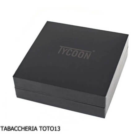Tycoon Lighters - Briquet à arc électrique Tycoon avec fini chrome clair et noir