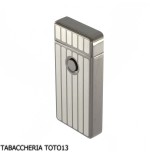 Briquet Tycoon à 2 arcs électriques croisés, finition en rangée sur chrome foncé - Briquets - Métal