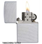 Zippo briquet coupe-vent essence essence chromé brossé - Briquets - Laiton