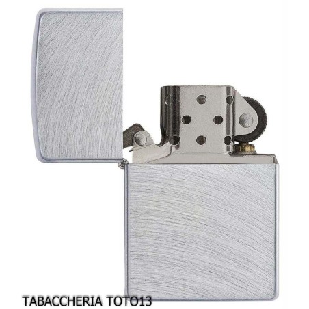 Zippo briquet coupe-vent essence essence chromé brossé - Briquets - Laiton