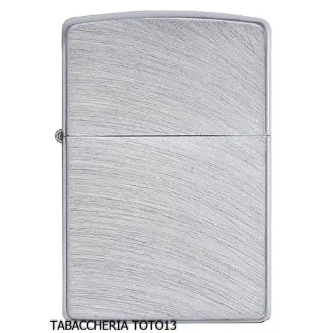 Zippo arco regular de cromo cepillado gasolina encendedor a prueba de viento - Alumbradores