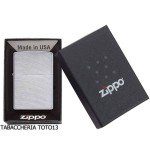 Zippo briquet coupe-vent essence essence chromé brossé - Briquets - Laiton