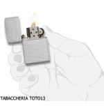 Zippo briquet coupe-vent essence essence chromé brossé - Briquets - Laiton