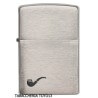 Zippo for pipe, satin chrome finish - Zippo