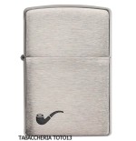 Zippo per pipa finitura cromo satinato - Accendini