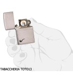 Zippo per pipa finitura cromo satinato - Accendini